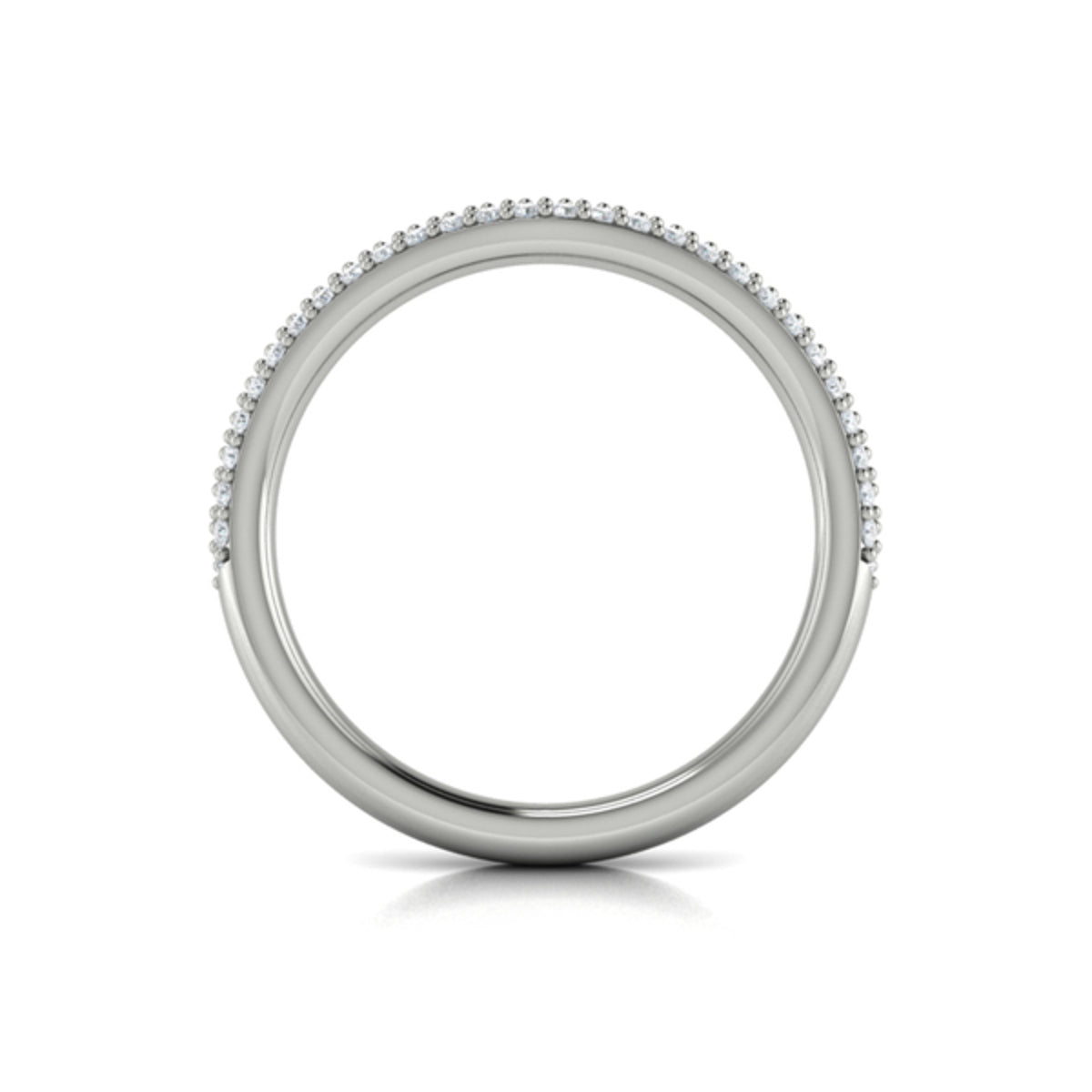 Matching Bands Wedding Band in Platinum by Vlora Bridal