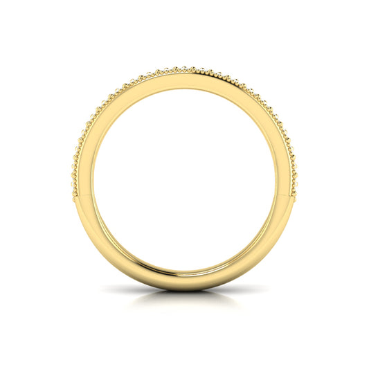 Vintage-Inspired Pave Stackable Band