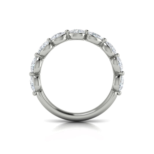 Matching Band for Cascade Oval Engagement Ring