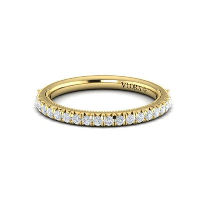 Matching Band for Classic French Pave Engagement Ring