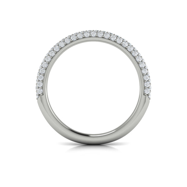 Matching Bands Wedding Band in Platinum by Vlora Bridal
