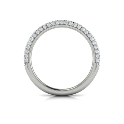 Matching Bands Wedding Band in Platinum by Vlora Bridal
