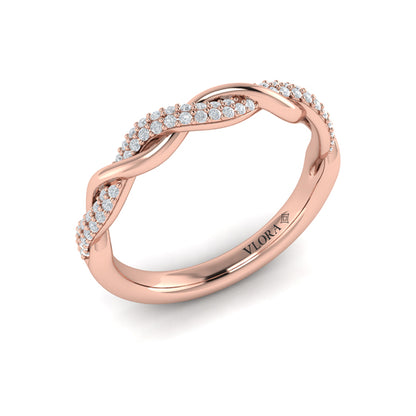 Entwined Stackable Band