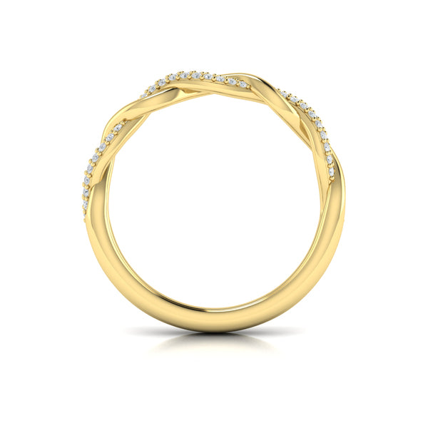 Entwined Stackable Band