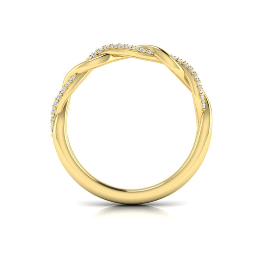 Entwined Stackable Band