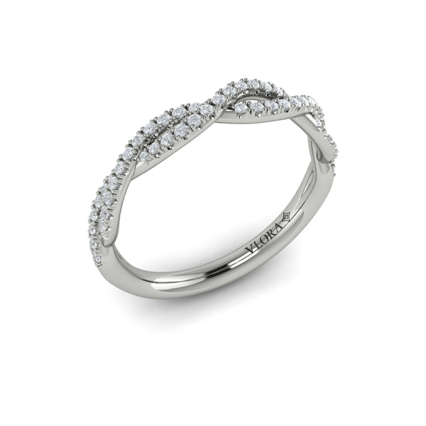 Matching Band for Woven Strands Engagement Ring