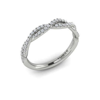 Matching Band for Woven Strands Engagement Ring