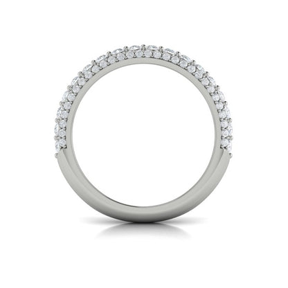 Stackable Bands Wedding Band in Platinum by Vlora Bridal