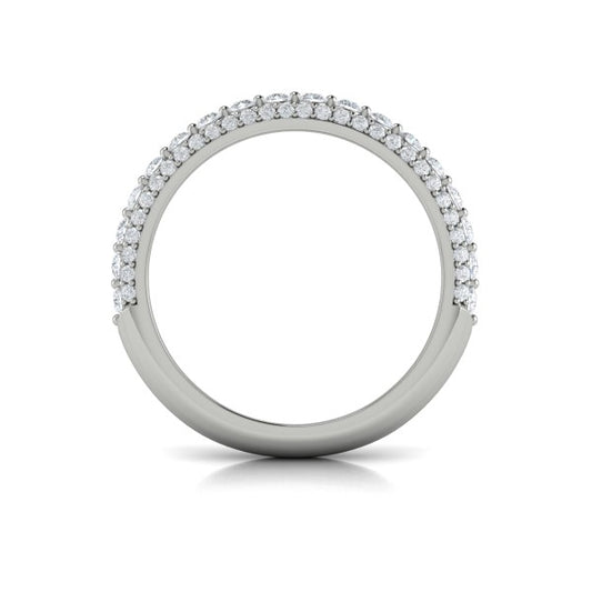 Stackable Bands Wedding Band in Platinum by Vlora Bridal