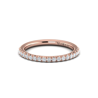 Matching Band for Veiled Emerald Cut Diamond Engagement Ring