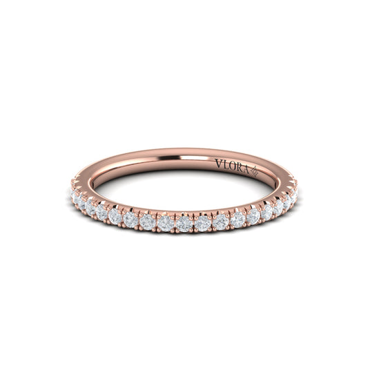 Matching Band for Veiled Emerald Cut Diamond Engagement Ring