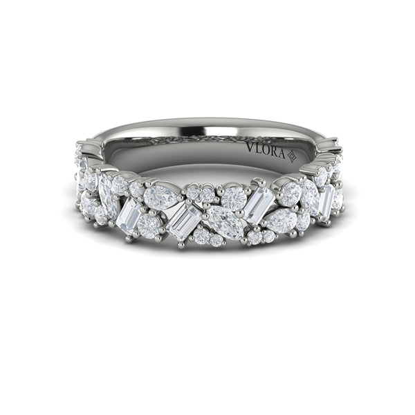 Round, Pear, Marquis and Baguette Diamond Ring