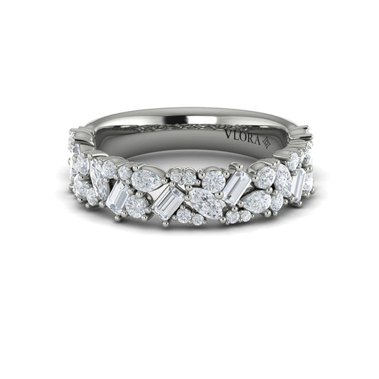 Round, Pear, Marquis and Baguette Diamond Ring