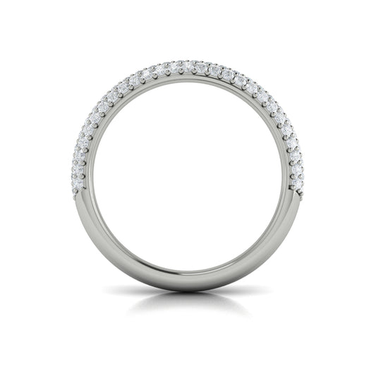 Bold Pavé Diamond Band