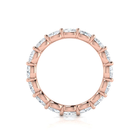 Elegant Oval Eternity Ring