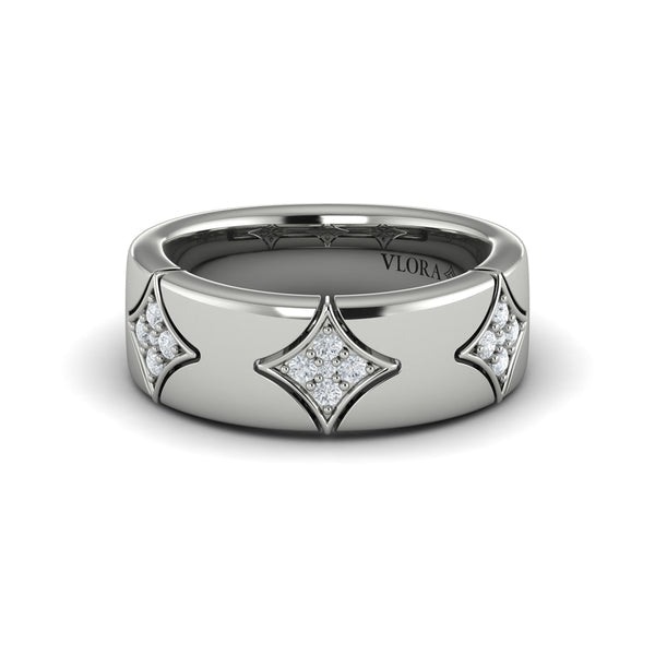 Diamond Cluster Vlora Star Ring