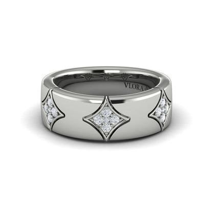 Diamond Cluster Vlora Star Ring