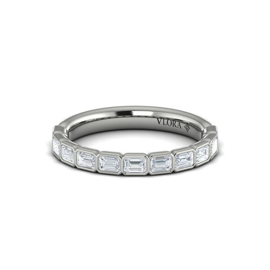 Matching Bands Wedding Band in Platinum by Vlora Bridal