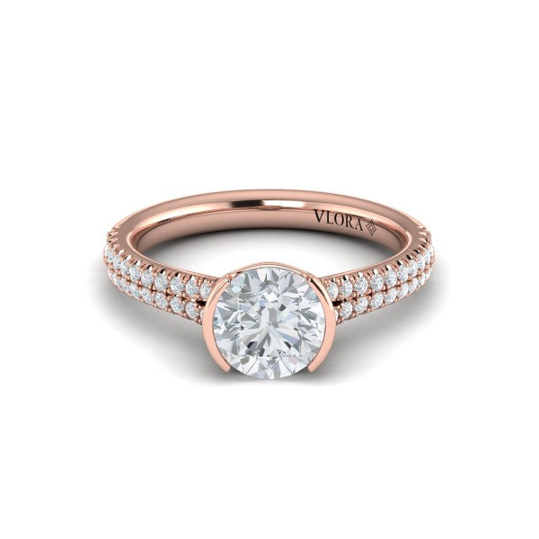 Classic Clutch Engagement Ring