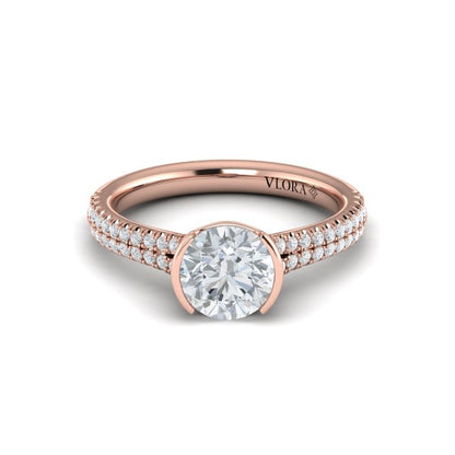 Classic Clutch Engagement Ring