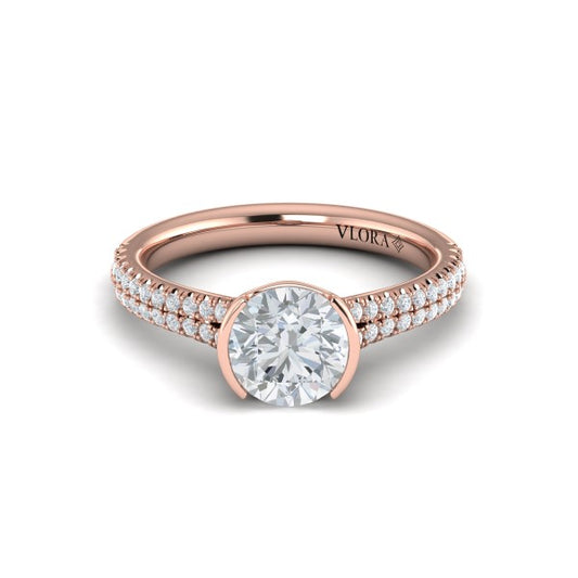 Classic Clutch Engagement Ring