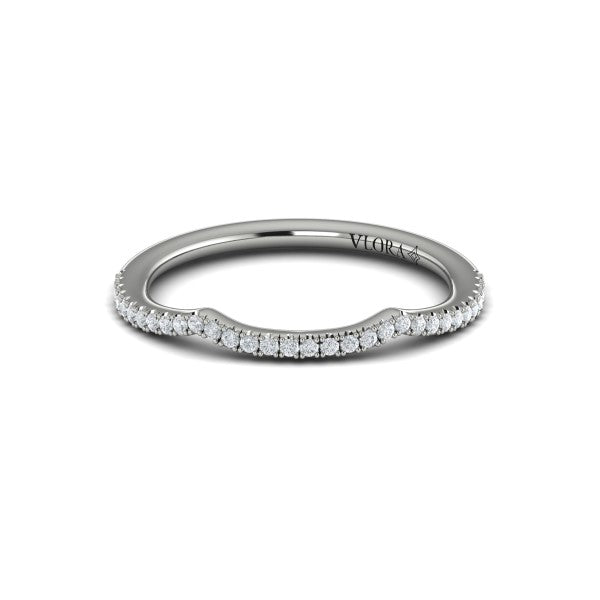 Matching Bands Wedding Band in Platinum by Vlora Bridal