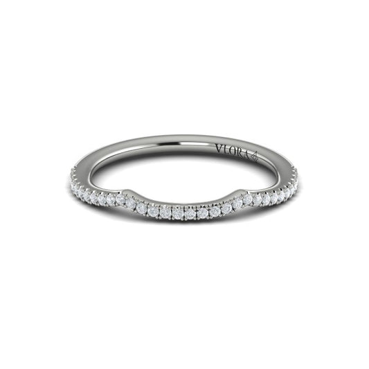 Matching Bands Wedding Band in Platinum by Vlora Bridal