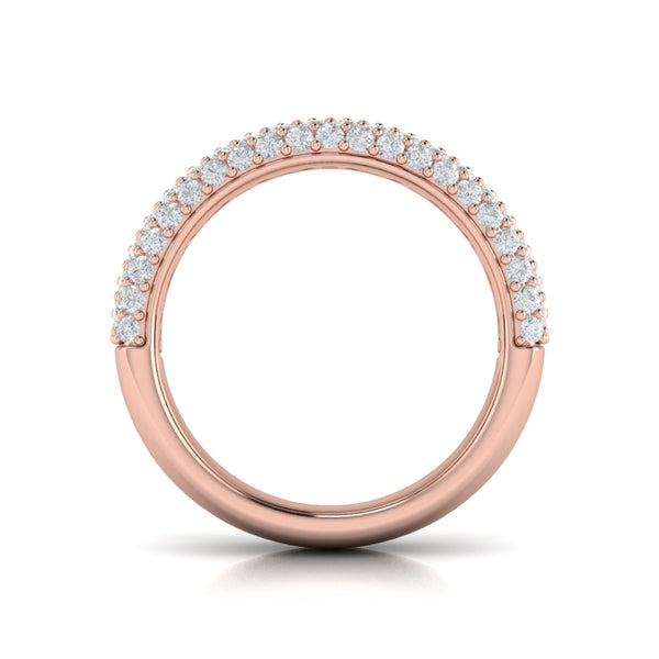 Diamond Multi-Row Statement Ring