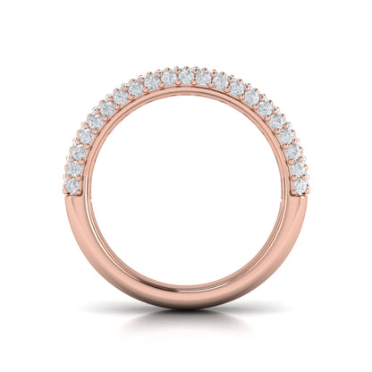 Diamond Multi-Row Statement Ring