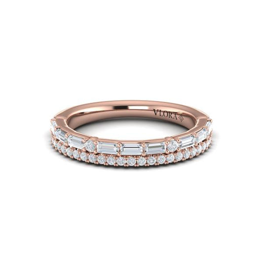 Baguette Duo Stackable Band