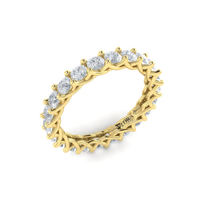 Bold Woven Eternity Ring