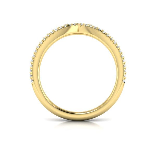 Double Chevron Contoured Band