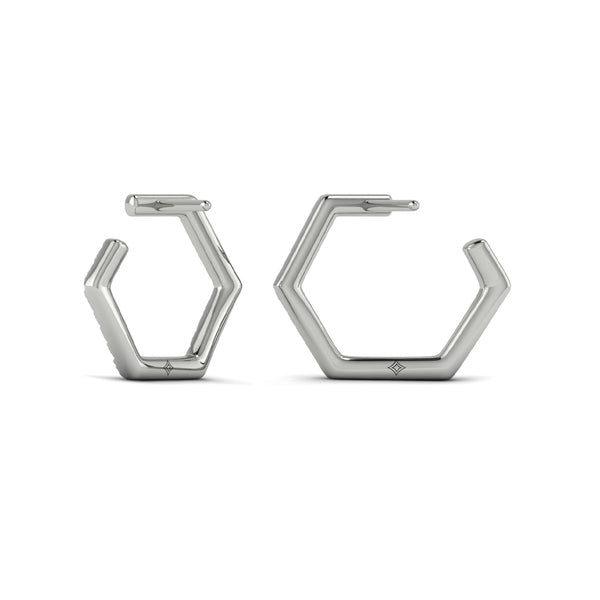Diamond Earrings from SERAFINA Collection in Platinum