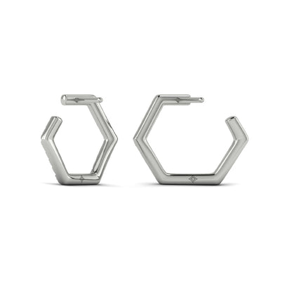 Diamond Earrings from SERAFINA Collection in Platinum