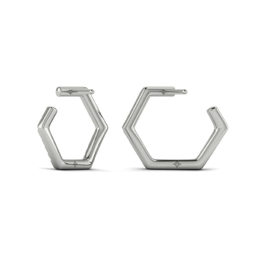 Diamond Earrings from SERAFINA Collection in Platinum