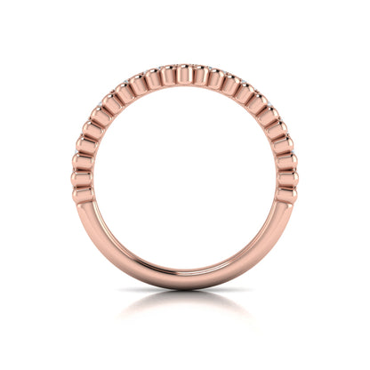 Beaded Contoured Band