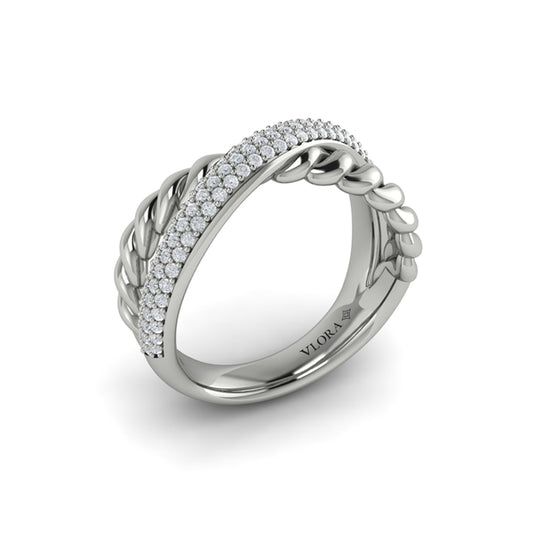 Twist Crossed Ring