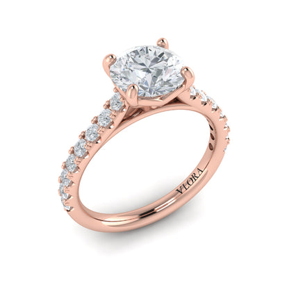 Classic Cathedral Engagement Ring