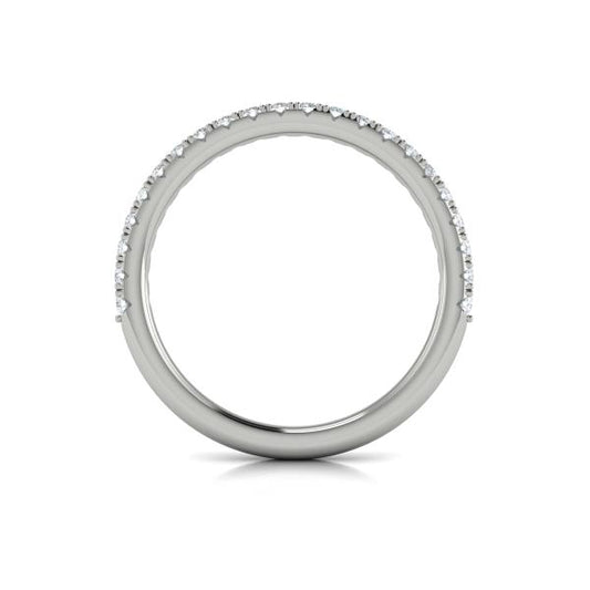 Matching Band for Signature Solitaire Emerald Cut Bezel Engagement Ring