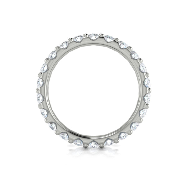 Eternity Bands Wedding Band in Platinum by Vlora Bridal