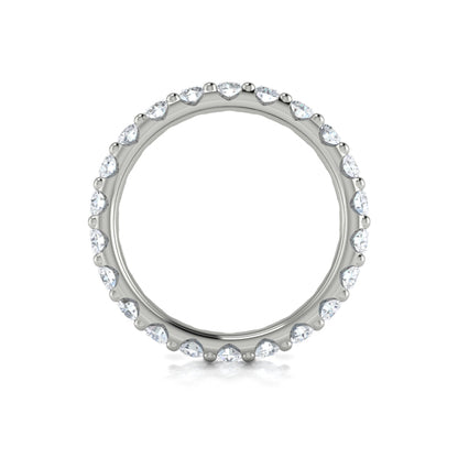 Eternity Bands Wedding Band in Platinum by Vlora Bridal