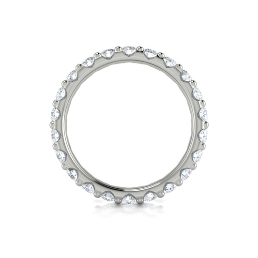 Eternity Bands Wedding Band in Platinum by Vlora Bridal