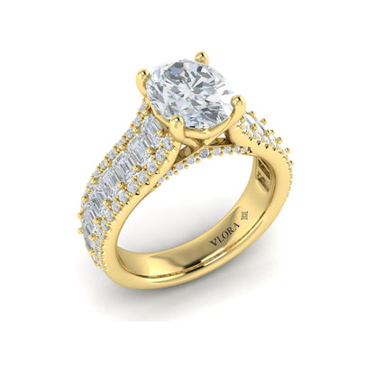 Opulence Oval Engagement Ring