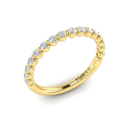 Matching Band for Floating Halo Round Engagement Ring