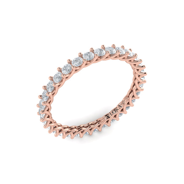 Delicately Woven Eternity Ring