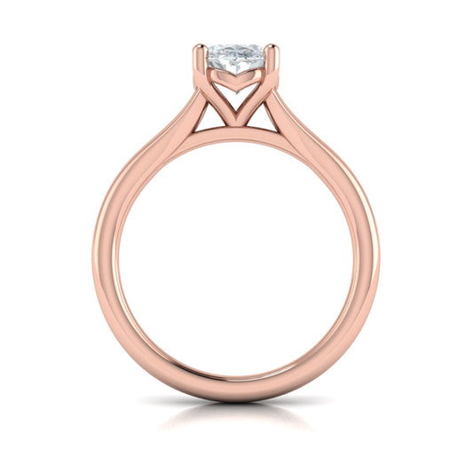 Graceful Solitaire Engagement Ring
