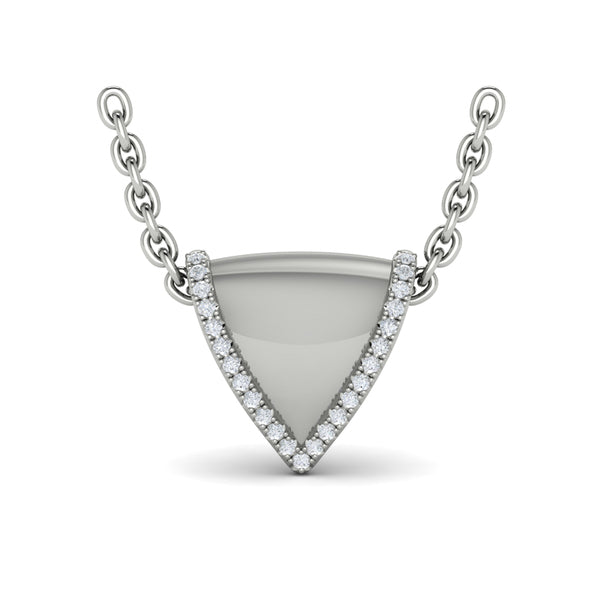 Diamond Pendant from MIRAVEL Collection in Platinum