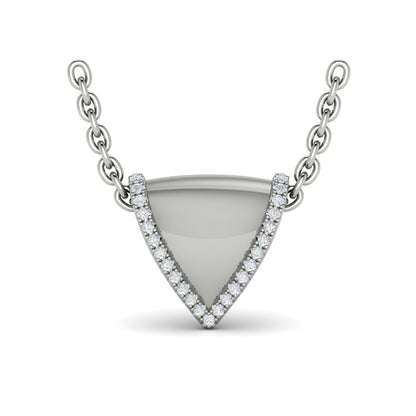 Diamond Pendant from MIRAVEL Collection in Platinum
