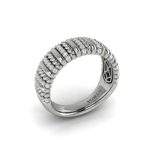 Diamond Rope Ring