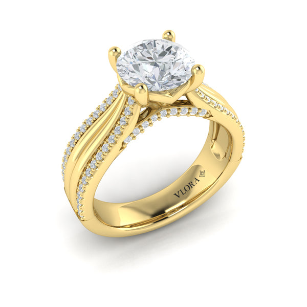 Cathedral of Joy Engagement Ring